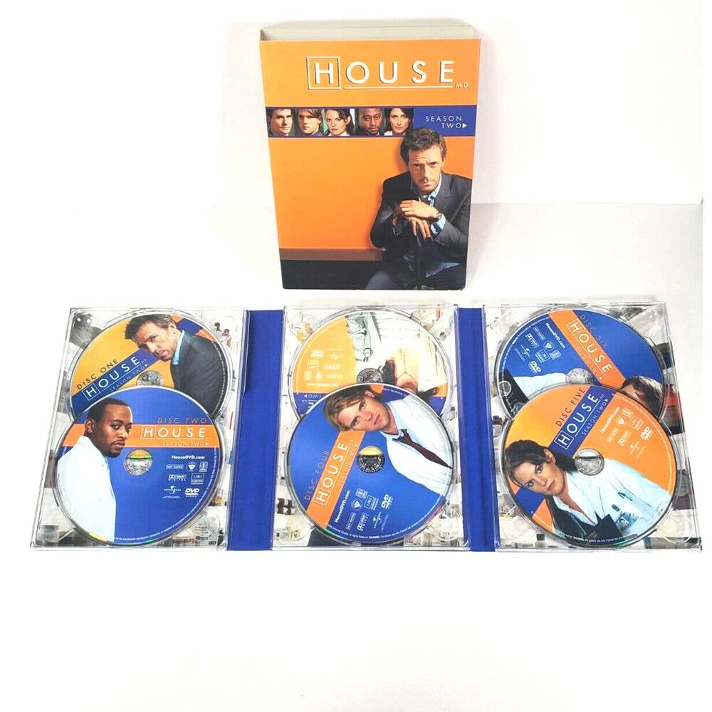 House, M.D.: Season 2 - DVD - Very Good - Jesse Spencer,Jennifer Morrison,Rober